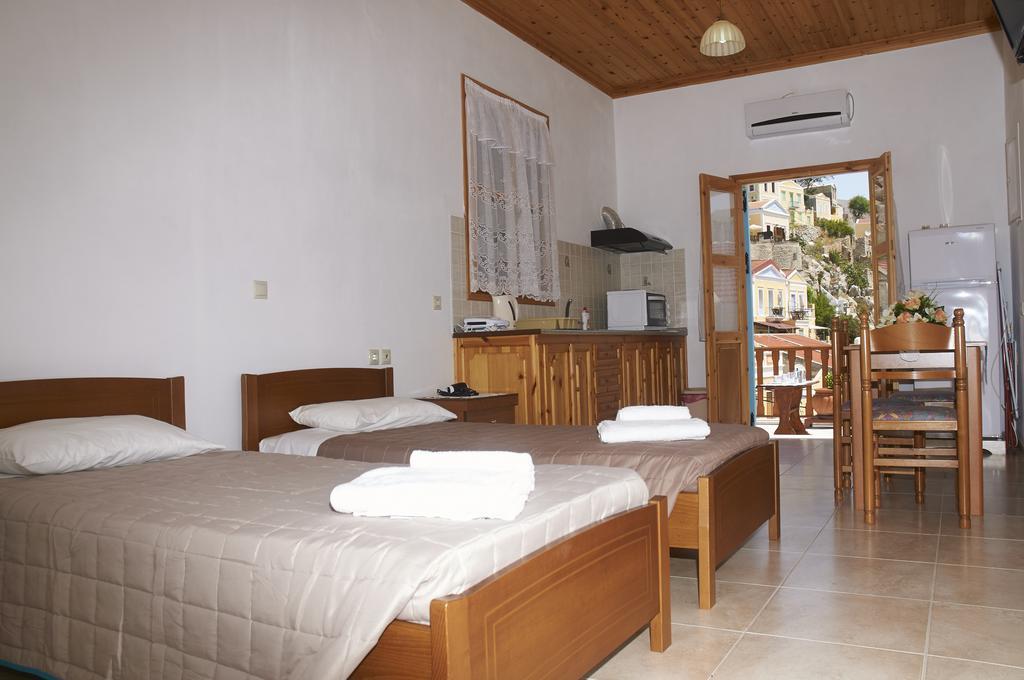 Athina Studios Symi Bagian luar foto